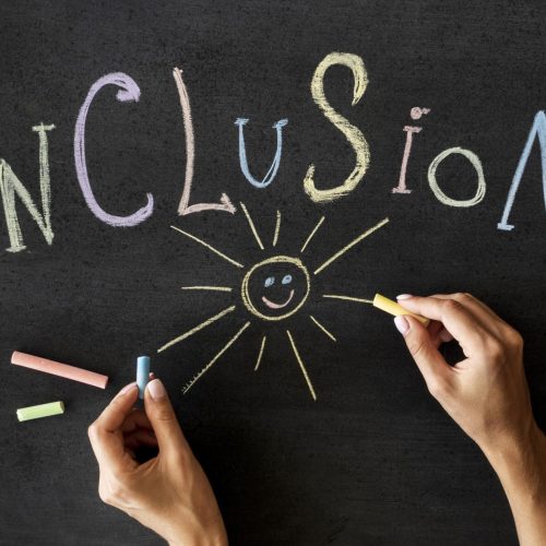 inclusion-word-written-chalk-drawn-sun